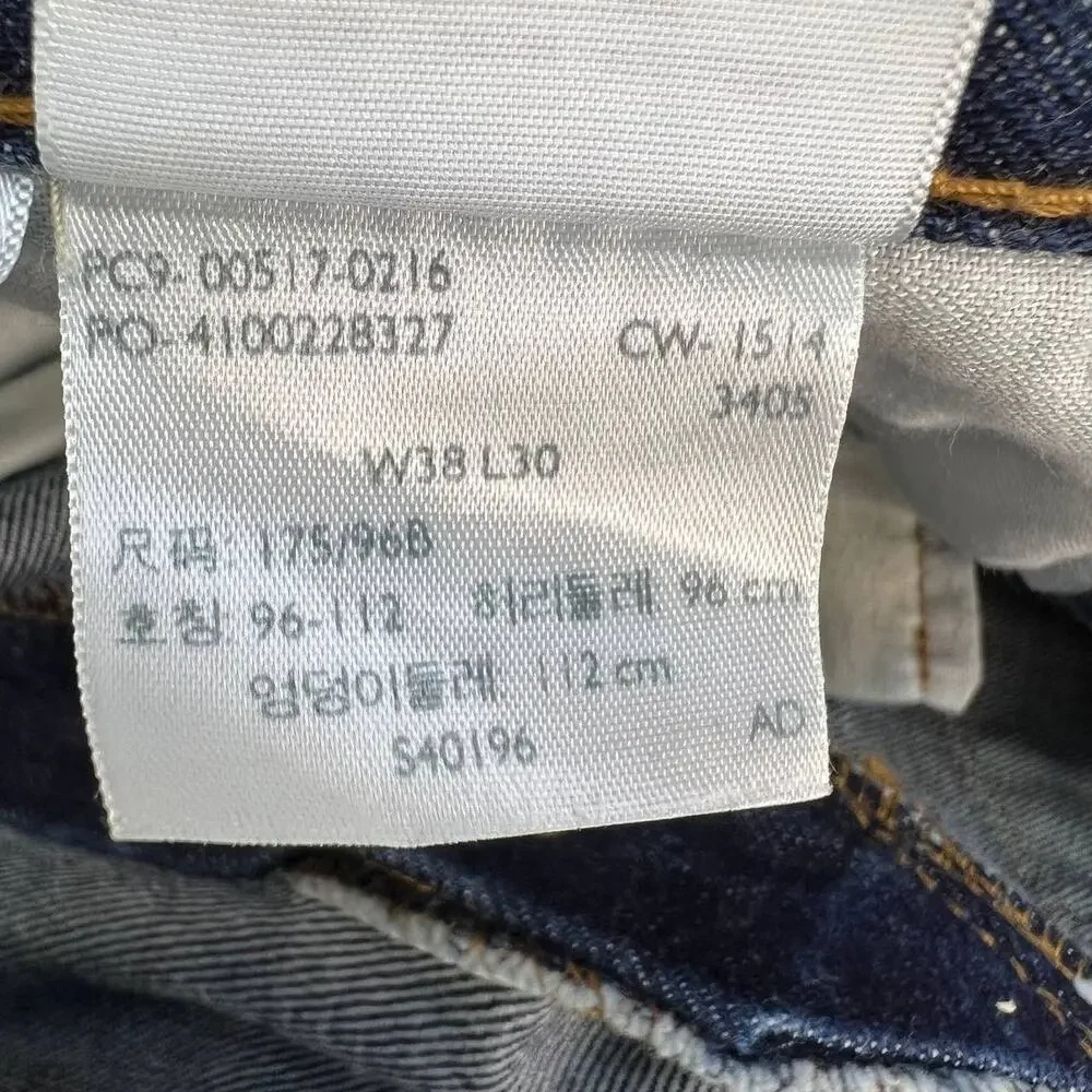 Levi's 517 Men's Bootcut Jeans Size W38 L30 Dark Denim Wash - Picture 6 of 12